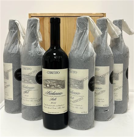 GRUPPO DI 6 BOTT. DI BARBARESCO ASILI CERETTO 2015