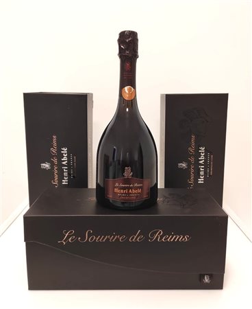 GRUPPO DI 3 BOTT. DI H.ABETE BRUT ROSE ASTUCCIATO