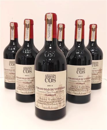GRUPPO DI 6 BOTT. DI COS CERASUOLO 2011