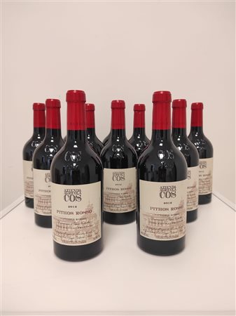 GRUPPO DI 12 BOTT. DI PITOS ROSSO COS 2012