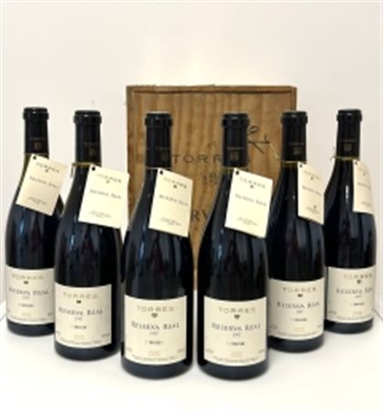 GRUPPO DI 6 BOTT.  CAS. REAL RESERVA 1997