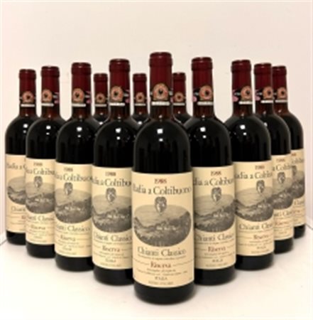 GRUPPO DI 12 BOTT. COLTIBUONO CHIANTI RISERVA 1988