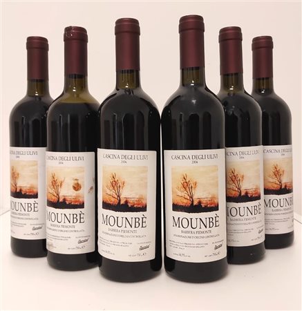 GRUPPO DI 6 BOTT.  MOUNBE CASCINA ULIVI 2004
