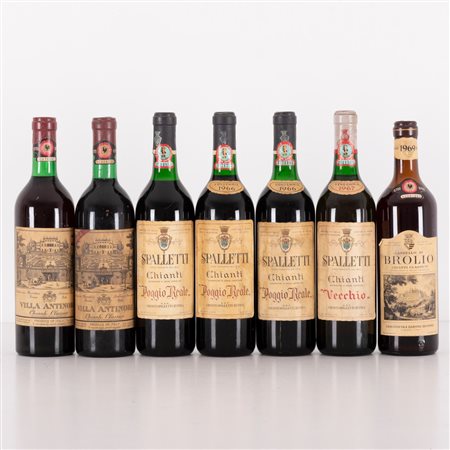 Lotto di 7 bottiglie Chianti