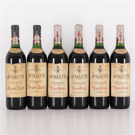 Lotto di 6 bottiglie Spalletti Chianti "Vecchio"