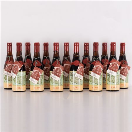 Lotto di 13 bottiglie Vino Faro Stravecchio Spinasanta