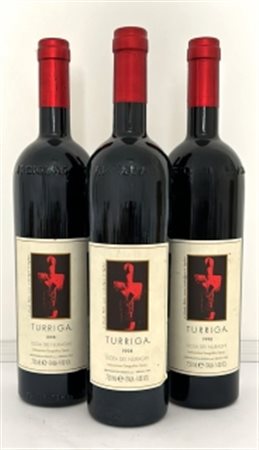 Gruppo di 3 Bott. TURRIGA 1998 ARGIOLAS