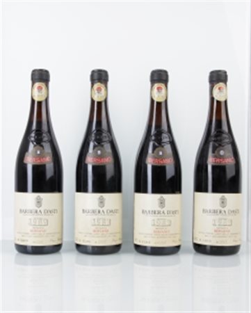 Gruppo di 4 bott. BERSANO 1987 