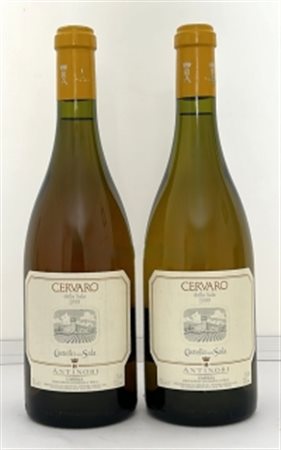 Gruppo di 2 bottiglie ANTINORI 1999