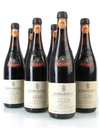 Gruppo di 6 bott. BERSANO 1985 