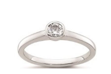 ANELLO IN ORO 3,17 GRAMMI CON DIAMANTI NATURALI - 1007 NAT 18K