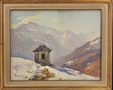 Carlo Bossone Savona 1904 - 1991 Vanzone San Carlo (VB) Il Cristo in Valle Anzasca