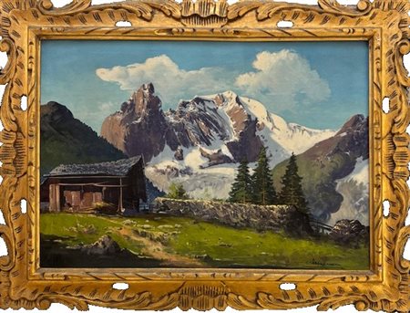 Clark Van Clemenson Johnstown (USA) 1910 - 1976 Il Monte Bianco