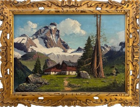 Clark Van Clemenson Johnstown (USA) 1910 - 1976 Il Monte Cervino 