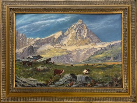 Anna Tallone Casteggio (PV) 1901 - 1961 Pavia Il Monte Cervino