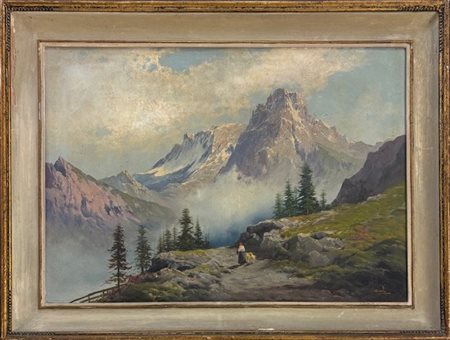 Carli Italia XX Secolo Paesaggio montano