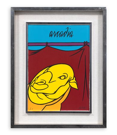 VALERIO ADAMI (1935) - Senza Titolo