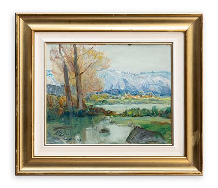 ENRICO PLACIDO (1909-1983) - Lago di Scanno, 1958