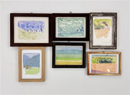 GIAN PAOLO MINARDI (1933) - Lotto unico di 6 opere