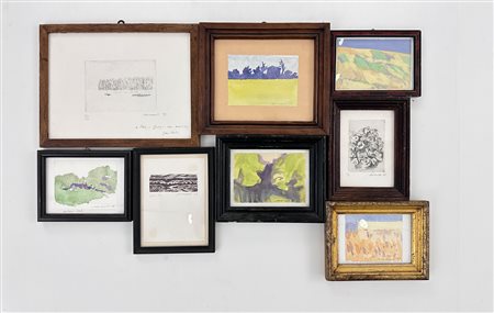 GIAN PAOLO MINARDI (1933) - Lotto unico di 8 opere