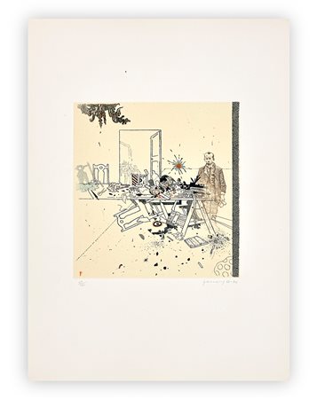 GIANFRANCO FERRONI (1927-2001) - La stanza ritrovata II, 1966-1970