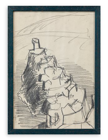 AUTORE INDECIFRATO - Senza Titolo, 1958