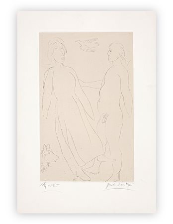 GIACOMO MANZÙ (1908-1991) - Senza Titolo