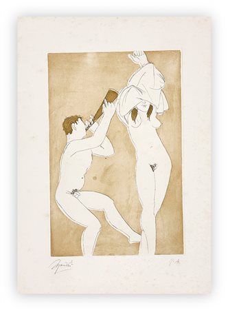 GIACOMO MANZÙ (1908-1991) - Senza Titolo
