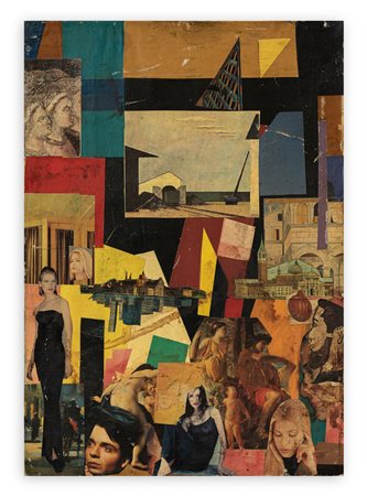 FRANCO ASINARI (1916-2007) - Affresco di una Venezia moderna, 1997