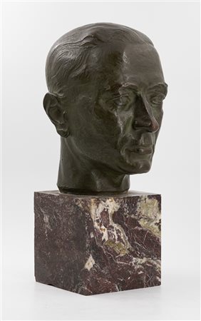 NANDO CONTI (1906-1960) - Testa di uomo, 1932-1933