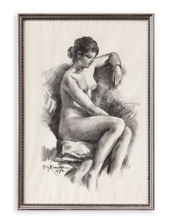 FRANCESCO GIUSEPPE RINONE (1901-1982) - Nudo femminile, 1972