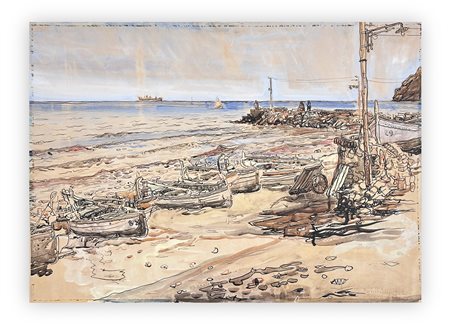 MARIO PRATELLA (1924-2022) - Laiguaglia, 1952