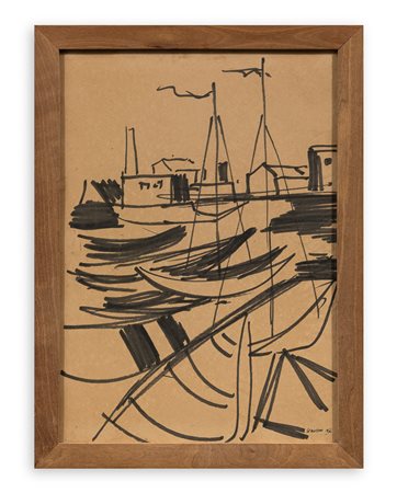 LEONARDO SPREAFICO (1907-1974) - Senza Titolo, 1956