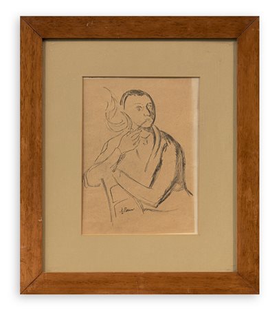EDMONDO BACCI (1913-1989) - Il fumatore, 1944