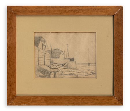 EDMONDO BACCI (1913-1989) - Senza Titolo (Marina)