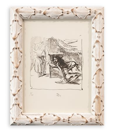 BALTHUS (BALTHASAR KLOSSOWSKI DE ROLA) (1908-2001) - Senza Titolo, 1989