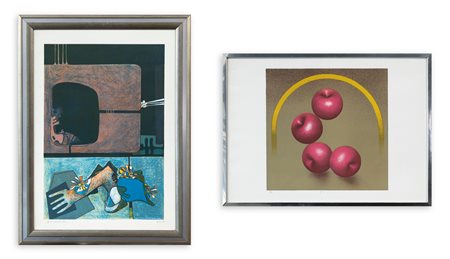 AUTORI VARI (VANNI VIVIANI E NADO CANUTI) - Lotto unico di 2 litografie