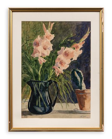 AMLETO GALLI (1886-1949) - Senza Titolo (Composizione floreale), 1943