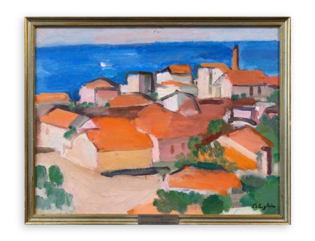 ORAZIO CELEGHIN (1906-1984) - Cannitello, 1956