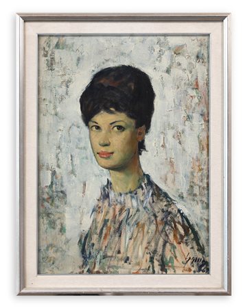 SAMO KOLER (1909-1988) - Indossatrice, 1961