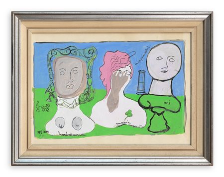 GINO MELONI (1905-1989) - Senza Titolo, 1970