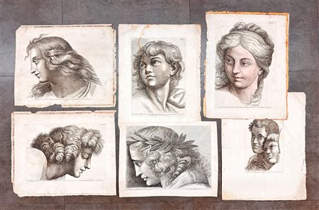 PAOLO FIDANZA (1731-1785) - Teste