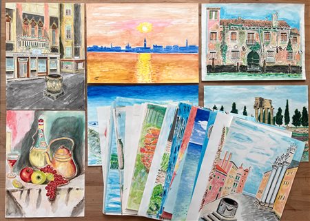 AUTORE INDECIFRATO - Lotto unico di 68 opere