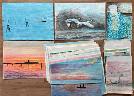 AUTORE INDECIFRATO - Lotto unico di 66 opere