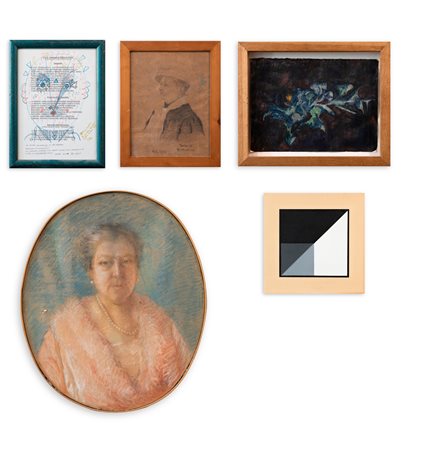 AUTORI VARI - Lotto unico di 5 opere
