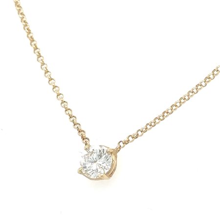 GIROCOLLO IN ORO GIALLO 2.69 GR CON DIAMANTI - DH-P199