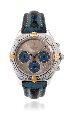 Breitling orologio da polso Acciaio. Cronografo ref. B55046. Ghiera girevole,...