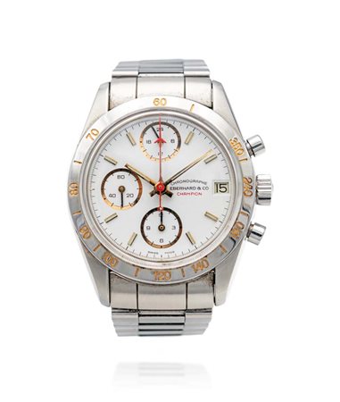 Eberhard & Co., Champion orologio cronografo tricompass acciaio Acciaio. Ref....