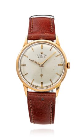 Orologio da polso Zenith in oro Oro giallo 750/000. Cassa nazionale, fondello...