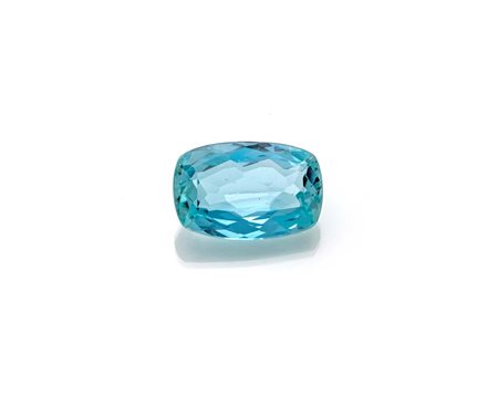 Acquamarina naturale taglio cuscino ct 3,55 mm 12x8x5